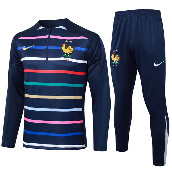 Sudadera De Training Francia 2024 2025 Azul 5